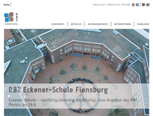 Tablet Screenshot of eckener-schule-flensburg.de